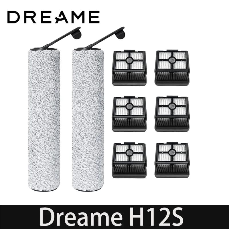 Dreame H12S / Dreame H12S AE / Dreame G10 Combo Vacuum Parts Main Roller Brush HEPA Filter Accessories