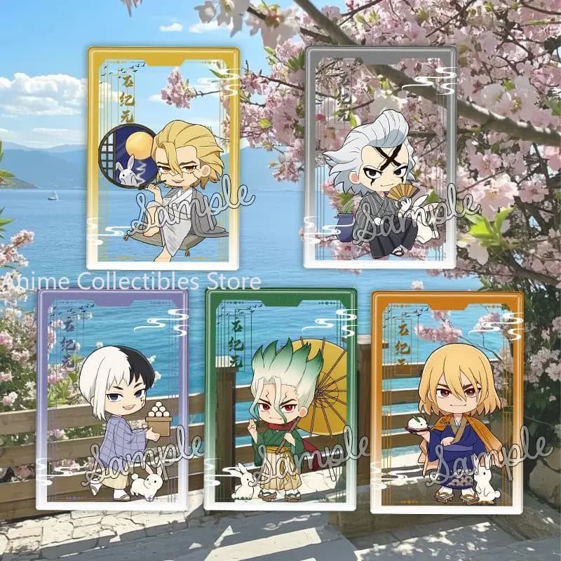 Acrylic Backpack Pendant Dr.STONE Ishigami Senkuu, Birthday Gift for Souls