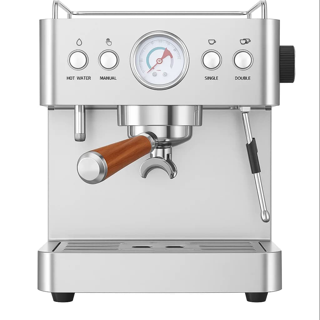 Wholesale New Design Commercial Small Semi Automatic Dual Pump Dual Boiler Espresso Machine Professional Coffee Experience