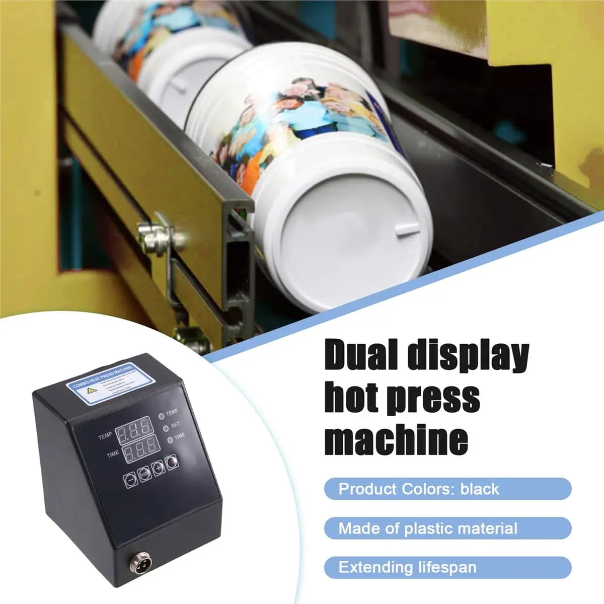 828 Mega Sale 220V for Mug/Plate/Stone Photo/T-Shirt Heat Press Machine Digital Control Heat Press Machine Temperature Control