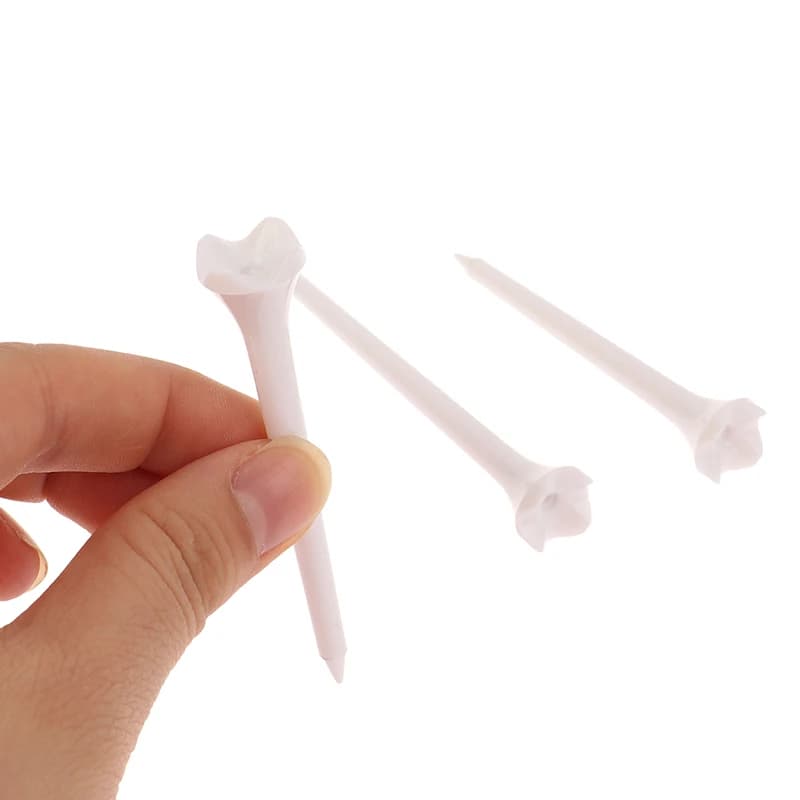 10 Pezzi Tee da Golf Professionali in Plastica da 70mm e 83mm di Lunghezza, con 4 Artigli, Resistenti, Accessori da Golf per Golfisti