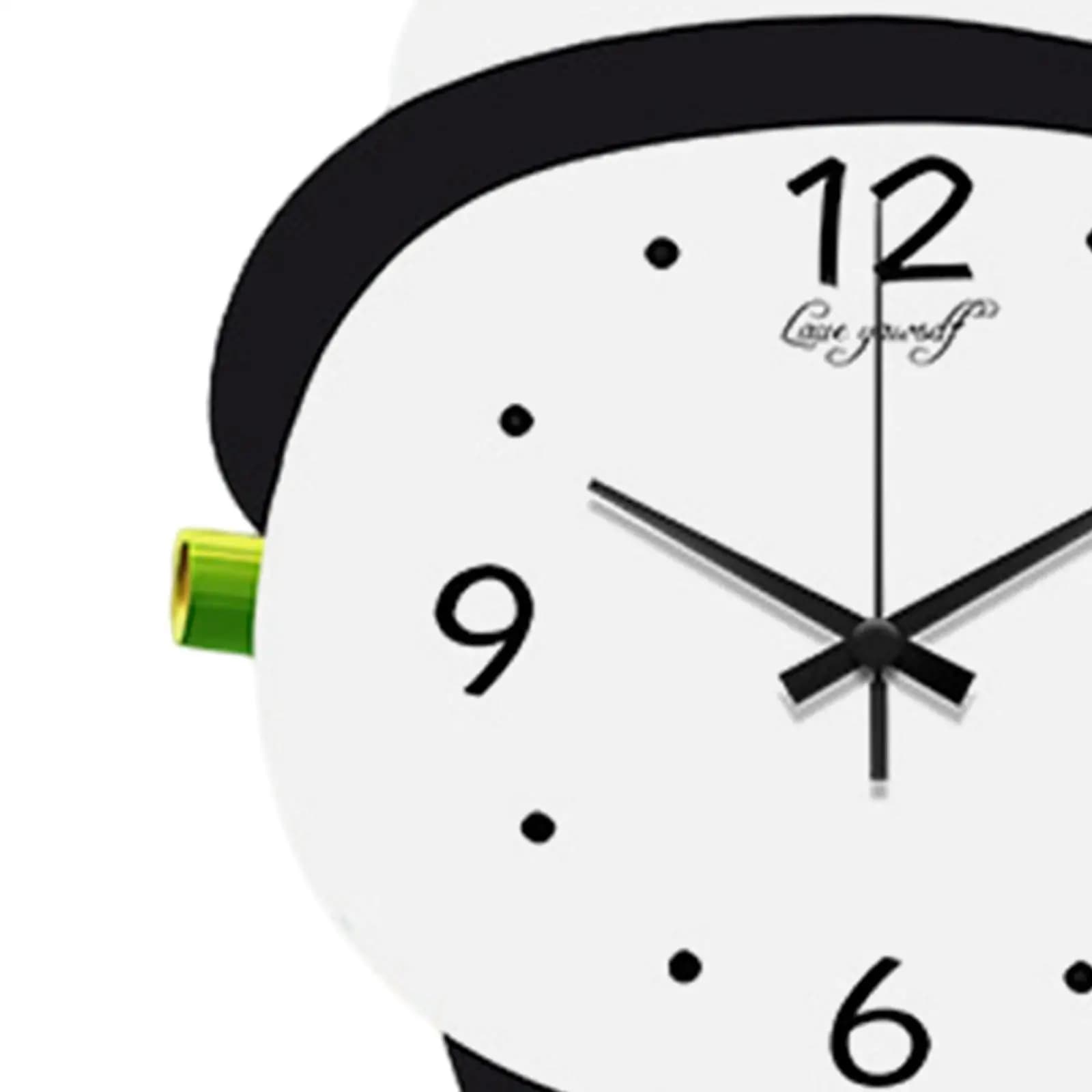 Orologio da parete, regali, grandi numeri arabi, senza ticchettio, ornamento in legno, decorativo per aula, camera dei bambini, camera da letto, ufficio, bagno