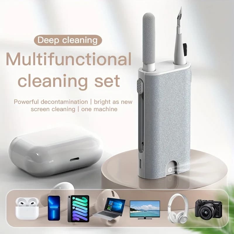 Multifunctional Cleaning Kit Brush Pen For Cleaning Cell Phone Earphones, Camera Phone Laptop Cleaning Tool, Portable Cleaning Pen