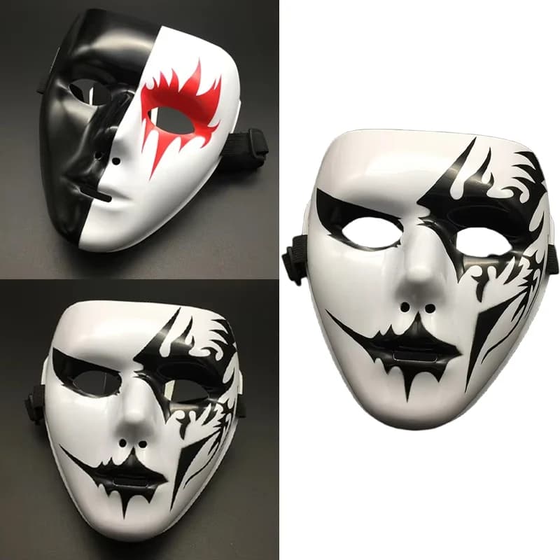 4PCS Street Dance Hip Hop Party maschera per adulti Cosplay costumi per adulti accessori maschera Horror maschera integrale puntelli di Halloween