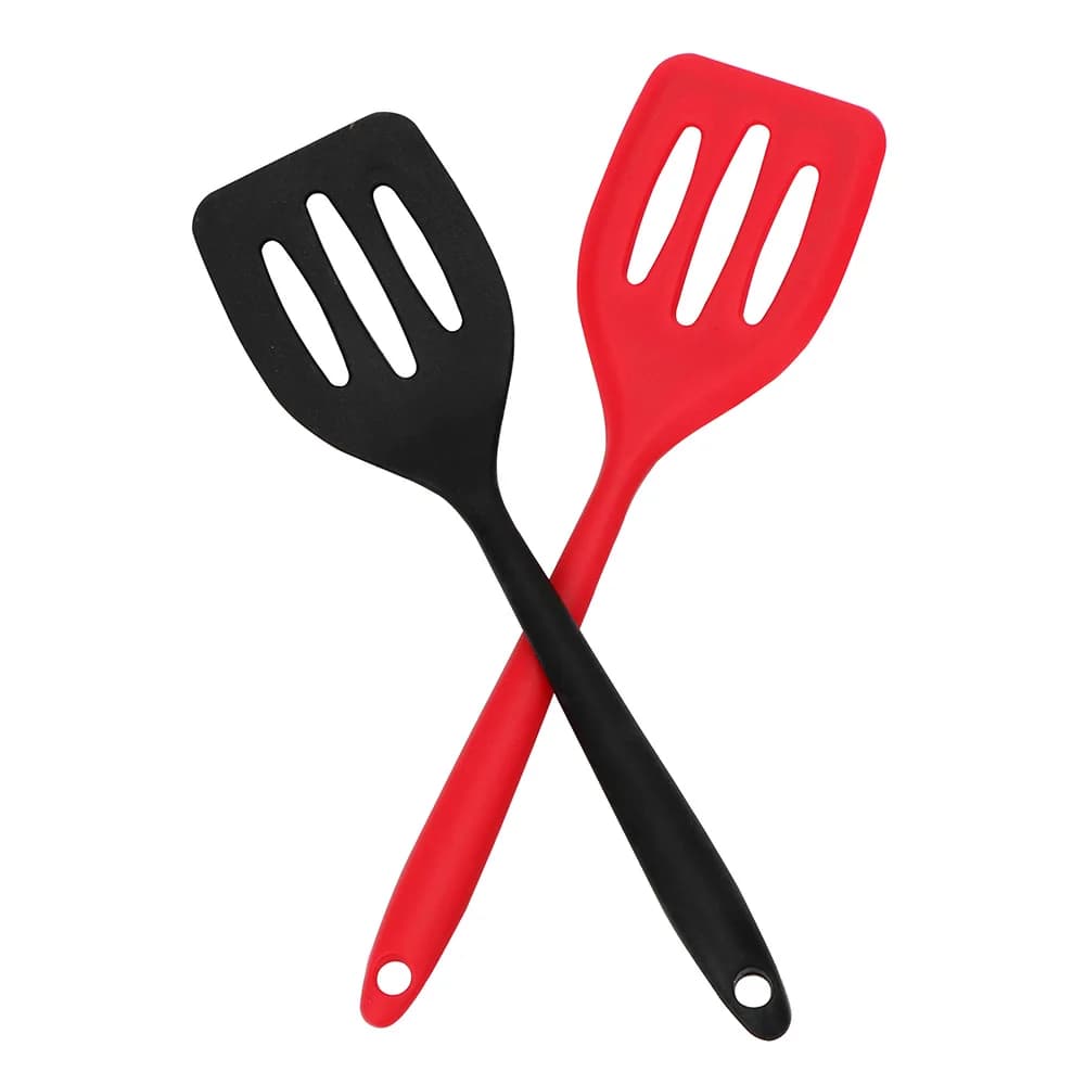Uovo Pesce Padella Scoop Turner in Silicone Spatola Gadget Utensili da cucina Pala fritta Utensili da cucina Tornitori a fessura