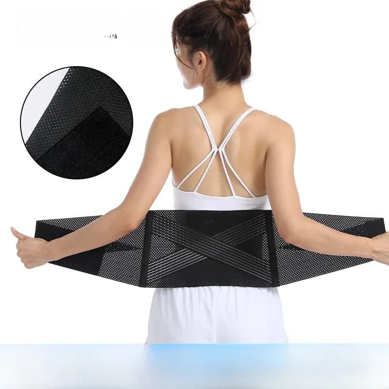 Cintura di Supporto Sportiva Traspirante da Donna per Yoga, Fitness e Corsa, Cintura Modellante e Protettiva per Addome, Marca Shanai