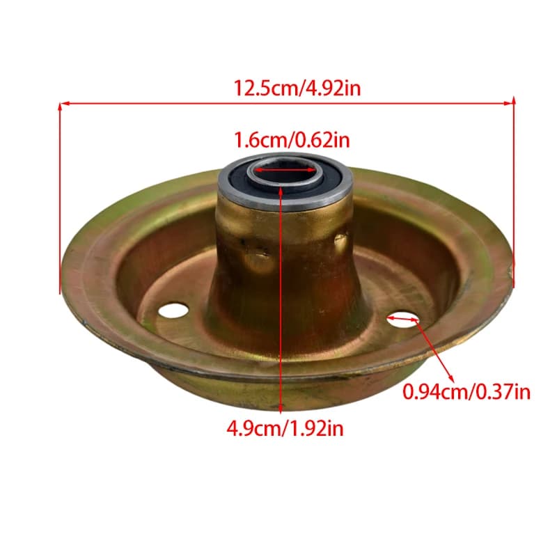 4 Inch 2.50-4 Wheel Hub for 2.50-4 Tire, Fit Electric Scooter, Garden Cart Trolley Replacement Part