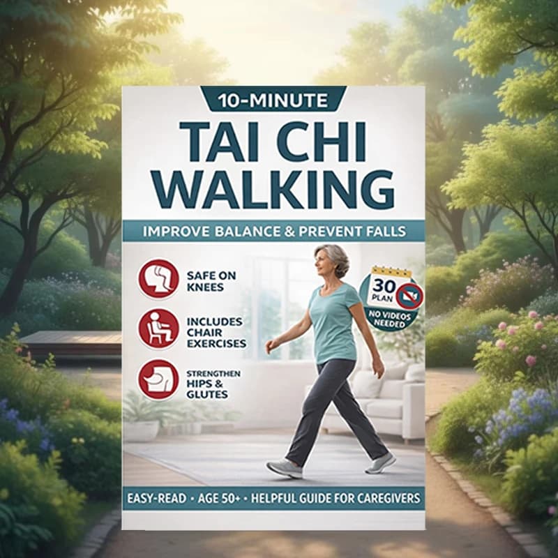 Tai Chi Walking per la perdita di peso: un programma graduale di 28 giorni per anziani, camminata quotidiana delicata/esercizi a basso impatto per adulti che rispettano le articolazioni