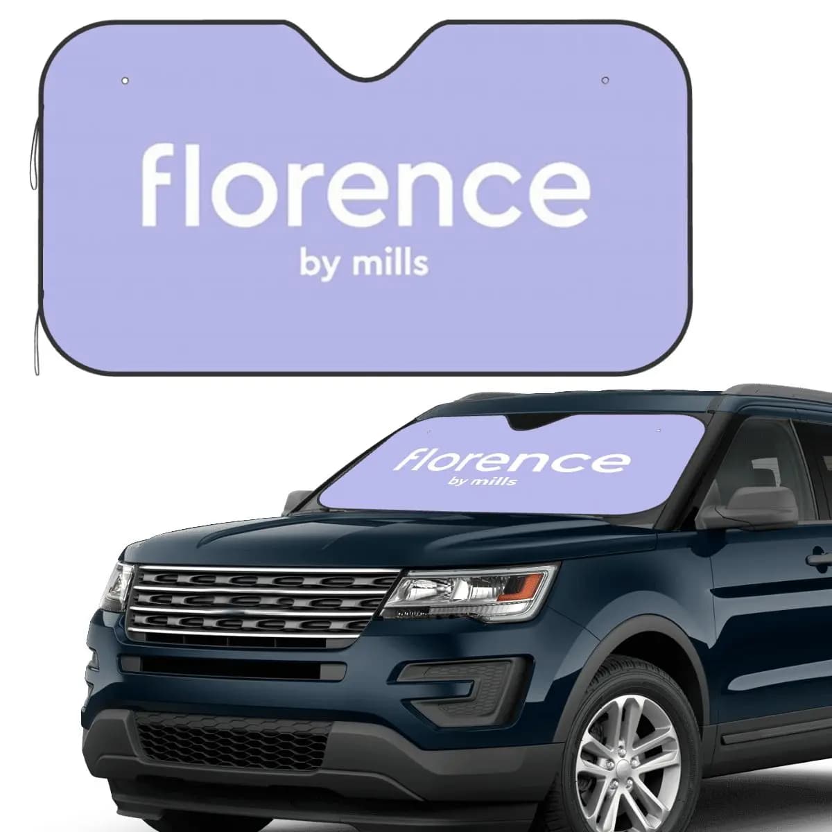 Florence By Mills Parasole Parabrezza Auto Parabrezza Anteriore Finestra Parasole Accessori Coperture
