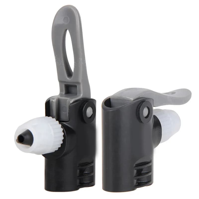 Accessorio per ciclismo Sostituzione del tubo del pneumatico per bici da bicicletta Presta Valvola adattatore per pompa d'aria a doppia testa Accessori per biciclette