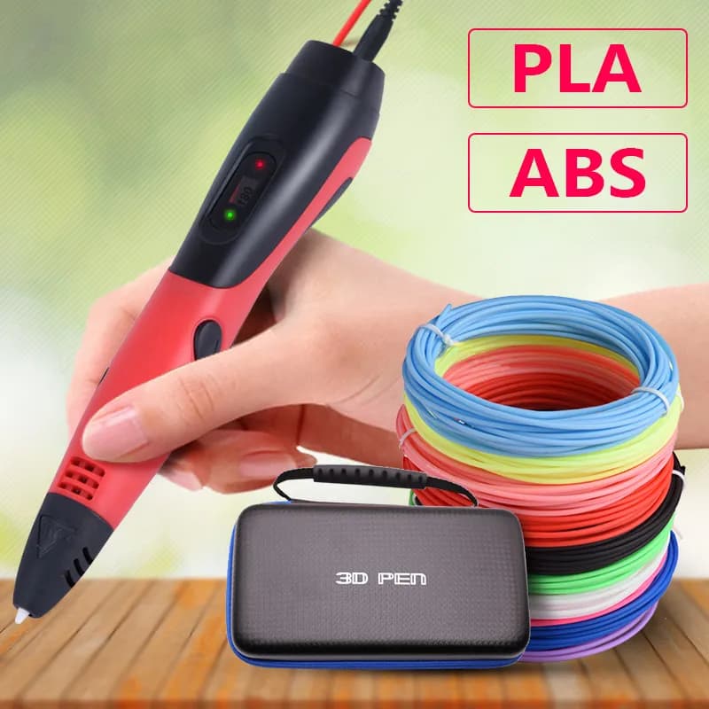 3D Pen Three-dimensional Painting DIY Toys for Kids Printing Pens ABS PLA USB Output 1.7 mm with beautiful case