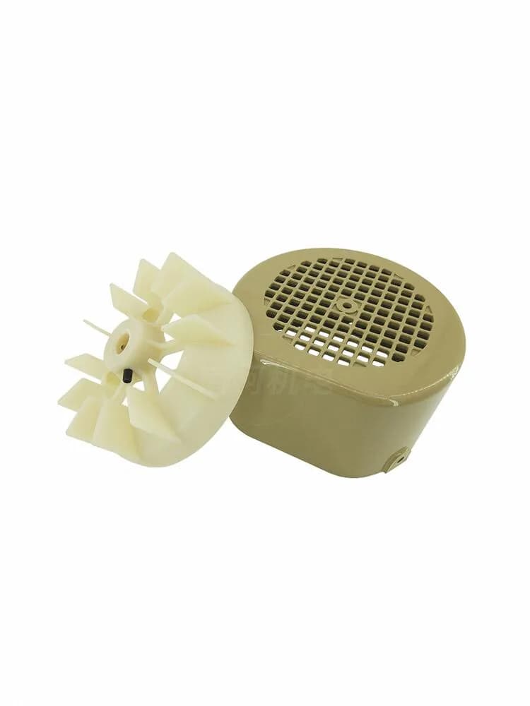 Ventola della pompa a vuoto KRX3/5/6/7A/KRA8 Coperchio dell'alloggiamento della ventola con lama di dissipazione del calore