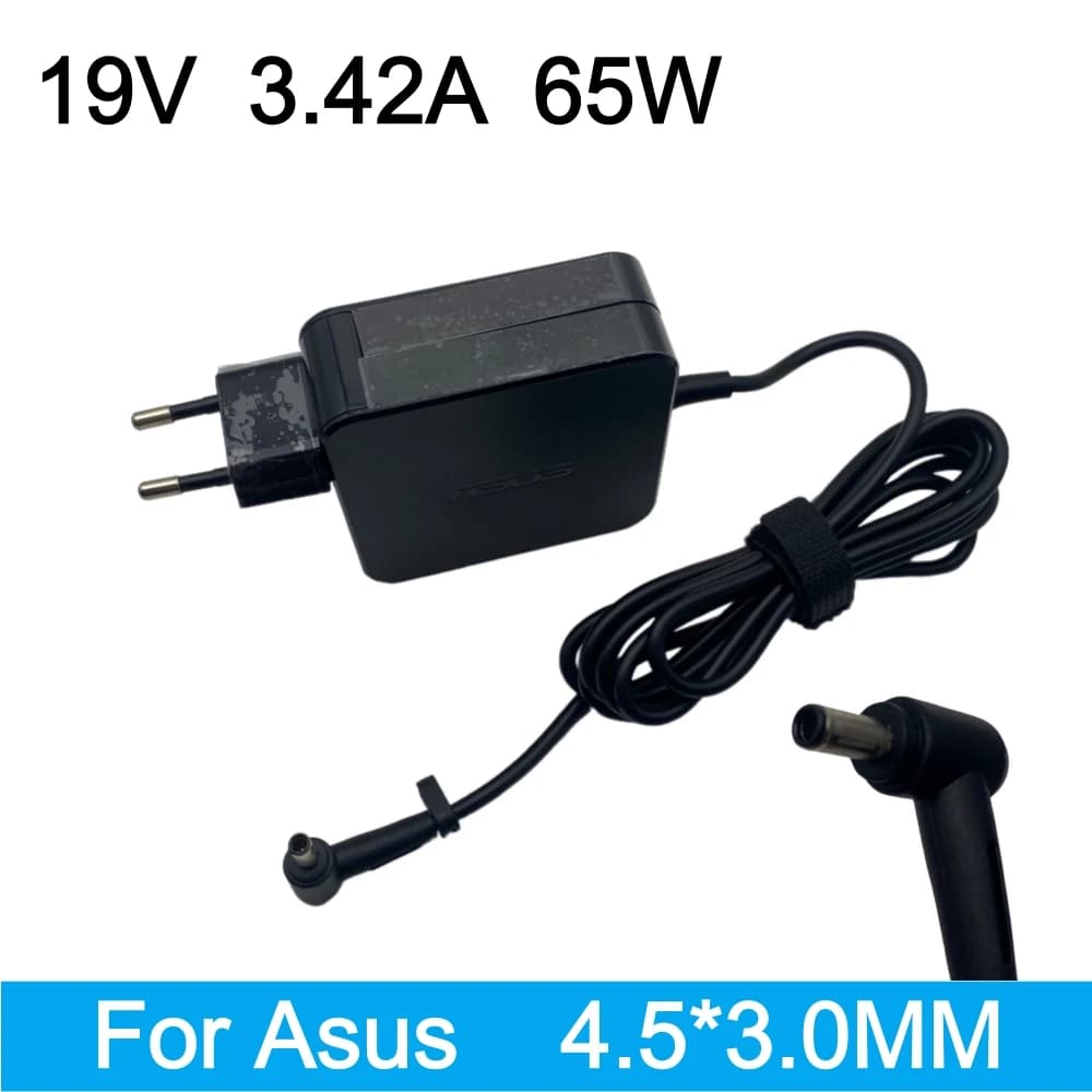 Original 19V 3.42A 65W 4.5*3.0mm Laptop Charger Adapter For Asus UX481 UX481FL UX480 X755J UX480 P553UJ PU301LA Power Supply