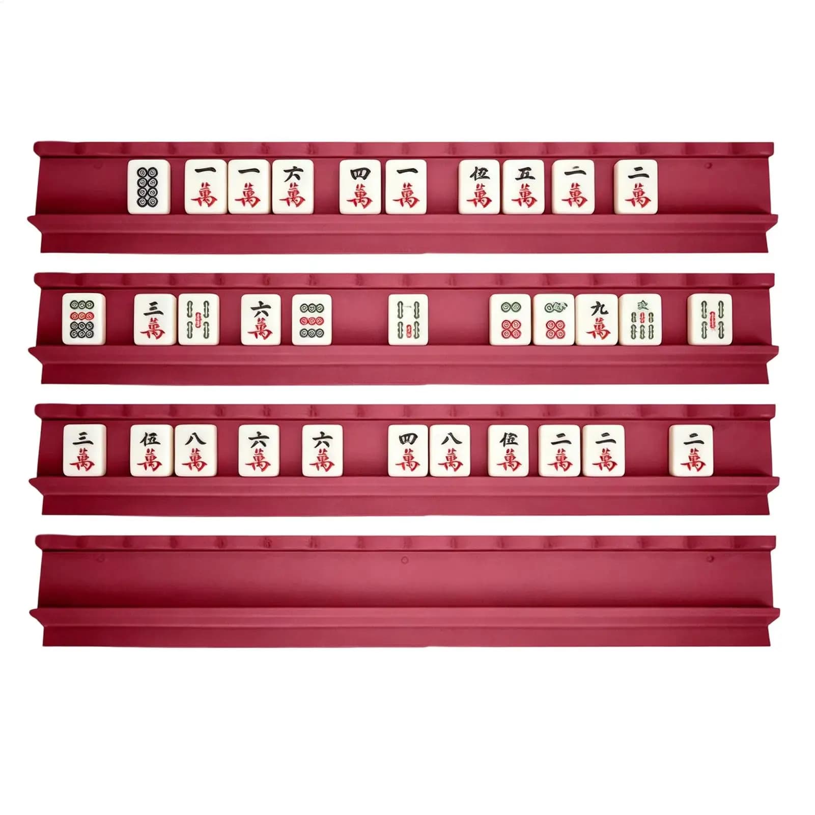 Mahjong Racks Heavy-Duty Portable Majiang Tile Holder For Women Adults Mother Family Home Casual Gatherings Party Holidays