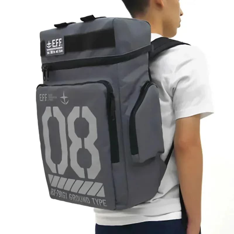 2025 Nuovo Anime GUNDAM THE 08TH MS TEAM RX-79 Cosplay Zaino unisex Studenti Borsa da scuola Zaini Laptop da viaggio Spalla ♥ ★ ♥ ☆ ❤