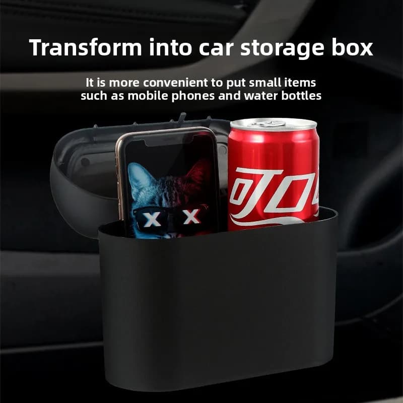 Per Geely GX3 Pro 2017 ~ 2023 Auto Porta Sedile Clip Del Basamento Del Supporto Del Pattumiera di Plastica Quadrato Premendo Multiuso Pattumiera accessori