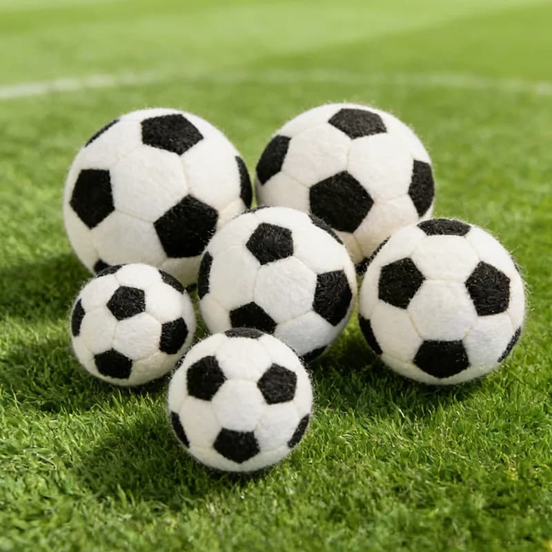 Generic Plush Soccer Ball Black White Cute Cartoon Soft Stuffed Toy Decorative Throw Pillow Ornament Home Decor For Sports Fans