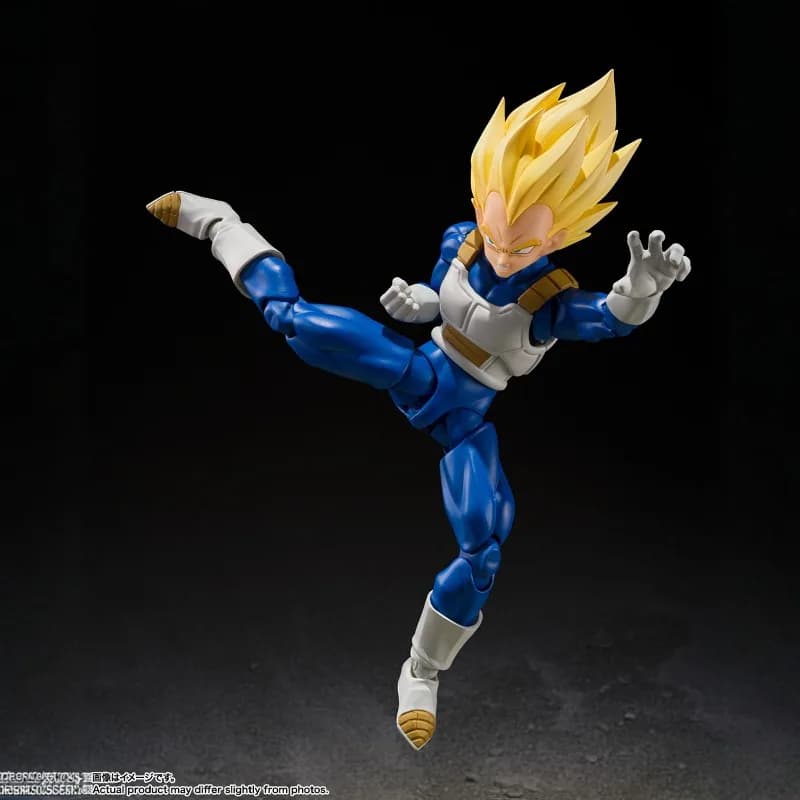 Disponibile Bandai SHF Dragon Ball Super Saiyan Vegeta Dangerous Pride 3.0 SSJ Action Figure Anime Modello Giocattoli Trendy da Collezione