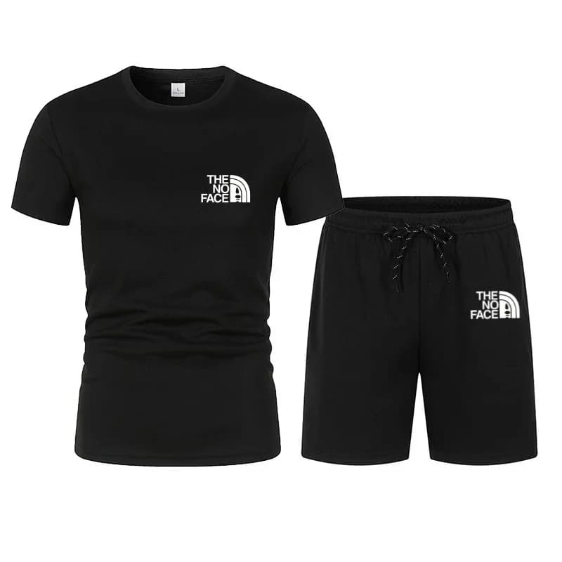 Completo sportivo casual da uomo 2026 di tendenza estiva: T-shirt a maniche corte + pantaloncini, ad asciugatura rapida e traspirante