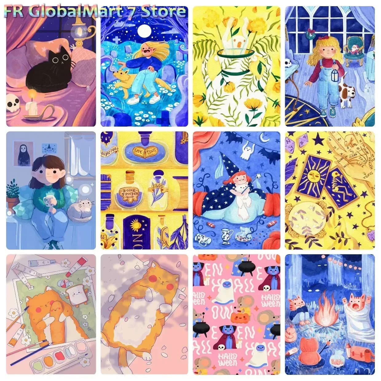 Cartoon Cute Characters DIY Diamond Painting Mosaic Handmade Art Exquisite Creative Gift Home Decoration