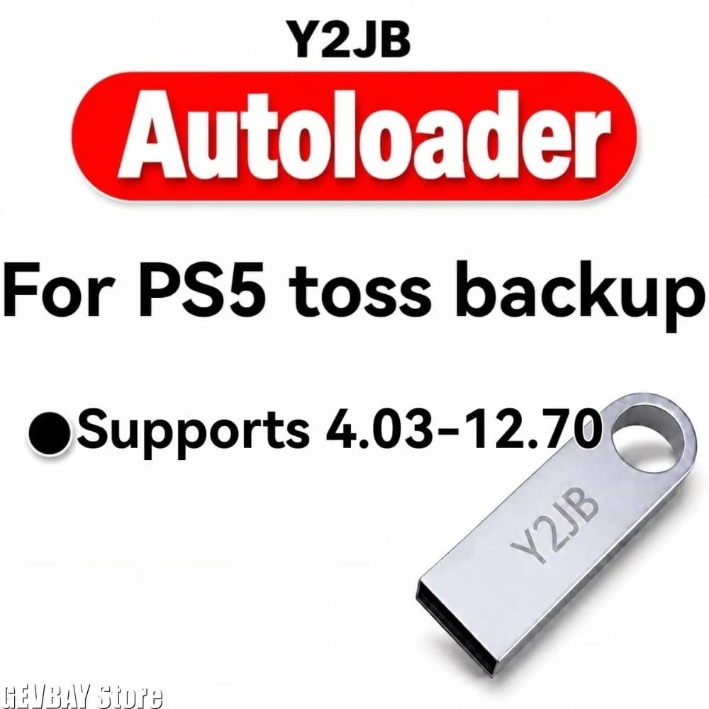 New for PS5 4.03-12.70 Y2JB One-click Toss USB Flash Drive Consumer Electronics Games & Accessories