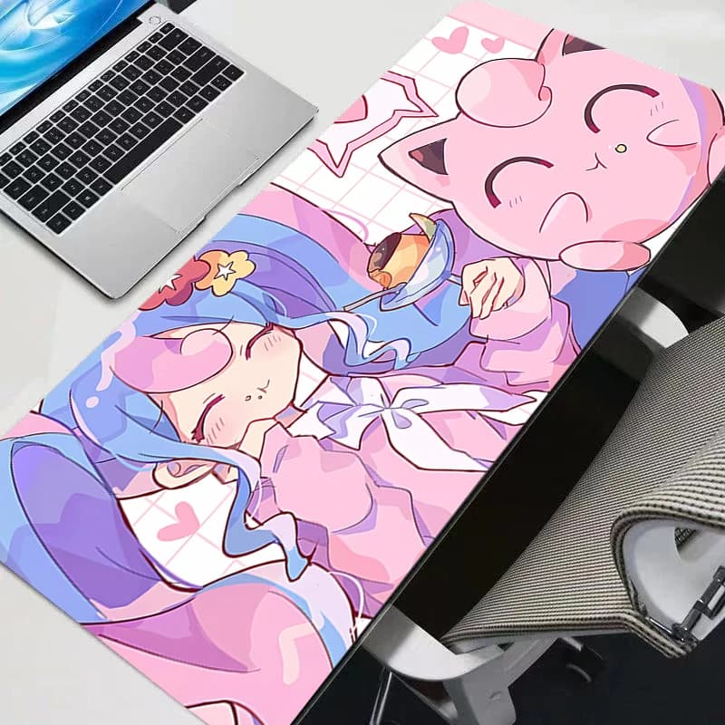 Mouse Pad Game P-Pikachus 900x400 Rubber New Mini Pc Keyboard Laptop Computer Speed Desk Mat Gaming Acessories Mousepad