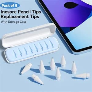 Replacement Wear‑Resistant Metal Nibs Combo Set Compatible with Apple Pencil Stylus