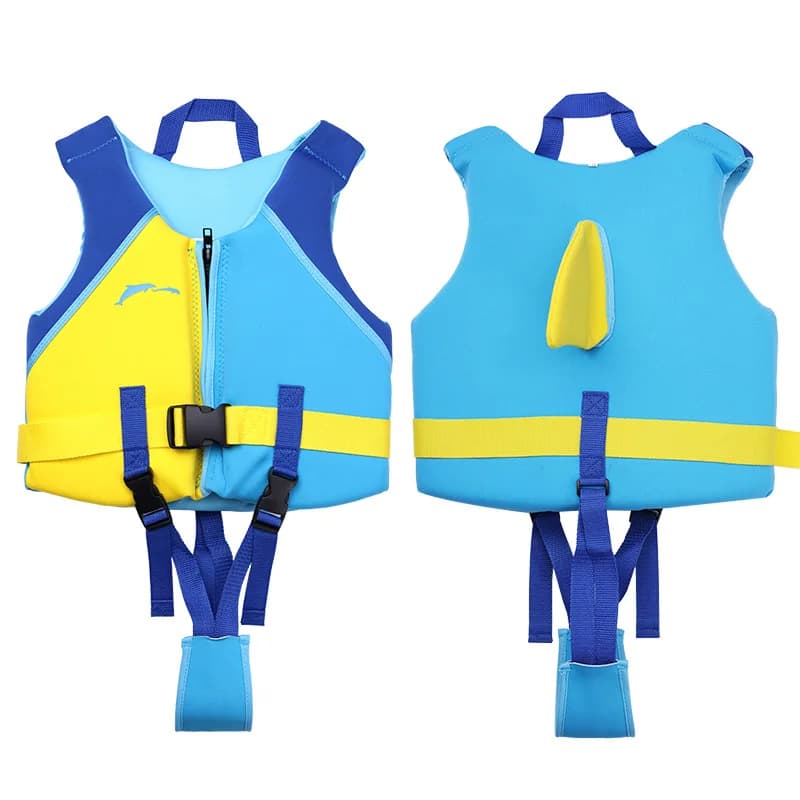 Gilet di galleggiamento per bambini, costume da bagno, giubbotto di salvataggio, gilet galleggiante per bambini, attrezzatura per trampoliere
