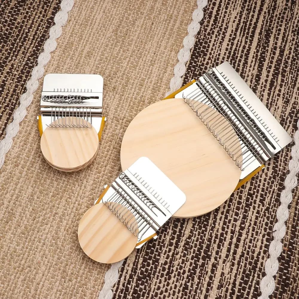 Small Loom Speedweve Type Weave Tool Fun Mending Loom Darning Machine Loom Makes Beautiful Stitching Metal DIY Textile Tools