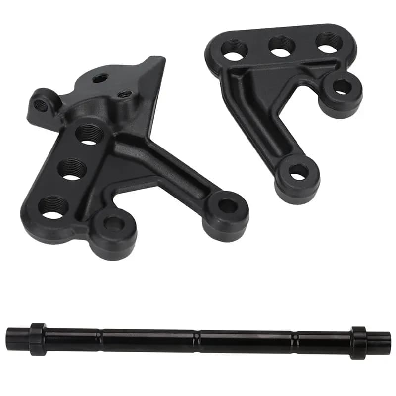 Aluminum CNC Foot Pegs Footrest Bracket Lever Footbracket Support For Surron Light Bee X S For Sur Ron Motorcycle