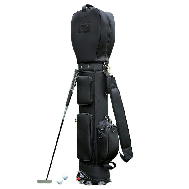Sacche da golf, set completo di mazze per uomo e donna, sacche per palline con controllo dell'aria, sacche per mazze con ruote