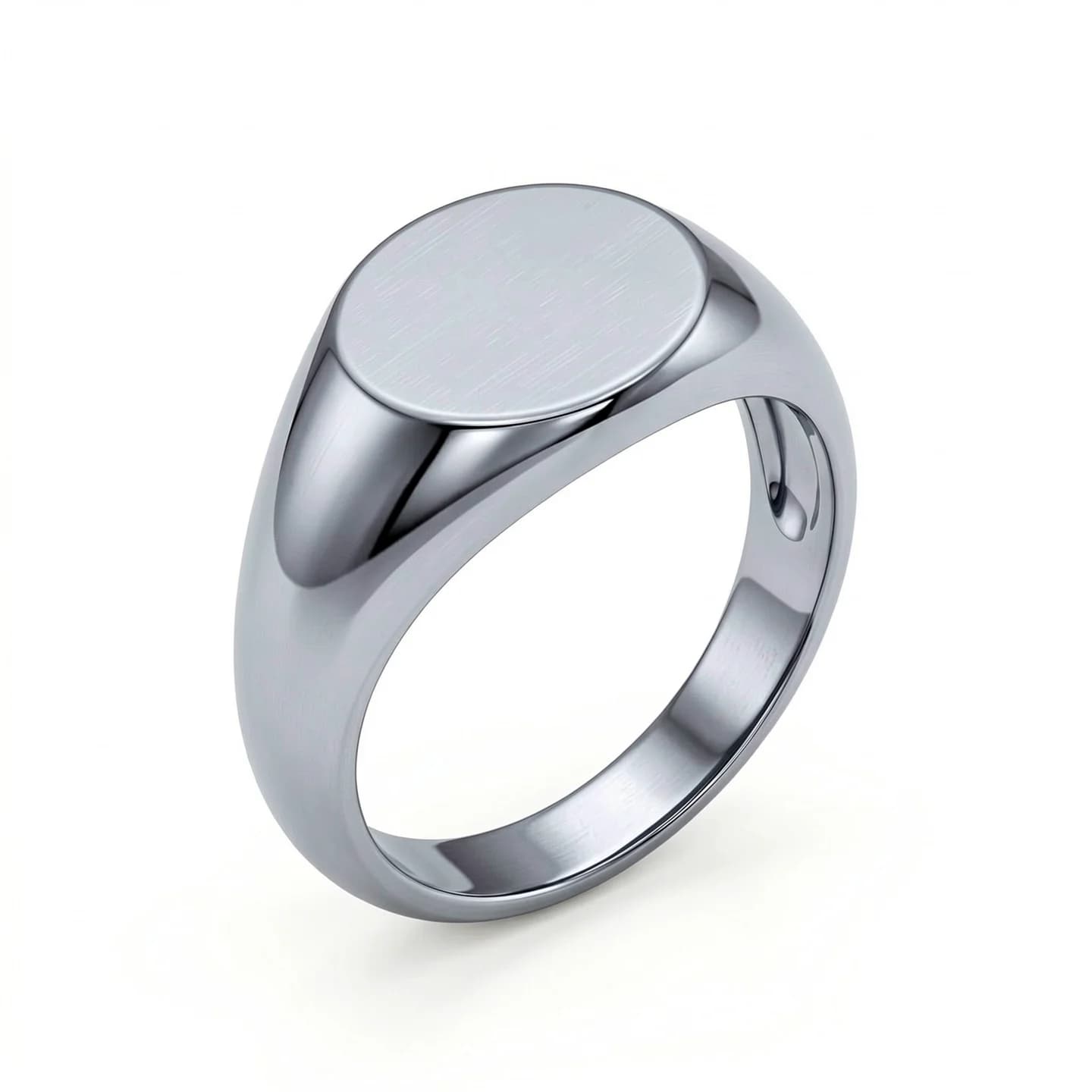 10mm Wide Plain Band Ring for Women Men Gold Silver Color Stainless Steel Minimalist Chunky Finger Jewelry Non-tarnish Gift