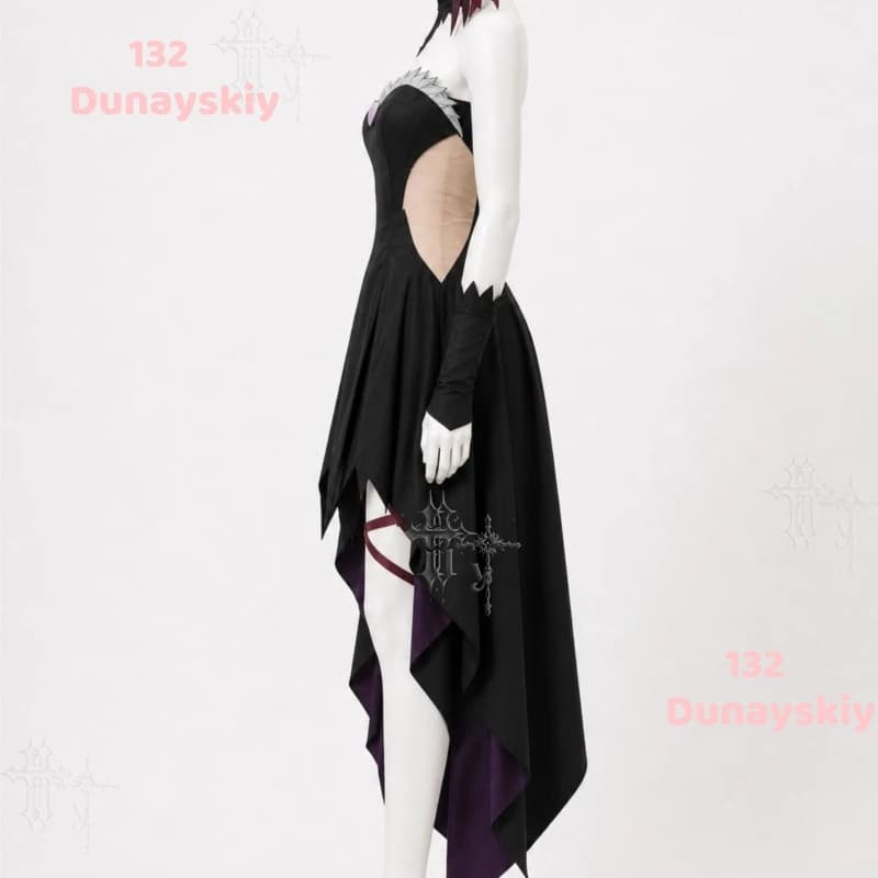 Anime Gothic Cosplay Outfit Puella Magi Madoka Magica Homura Akemi Devil Form Full Costume For Comic Con Halloween Gathering