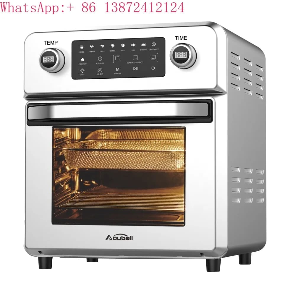 2025 New Stainless Steel Frying Machine Electric Oven Square PFA Control Digital Stainless Steel Or Paint Free Color Spare Parts