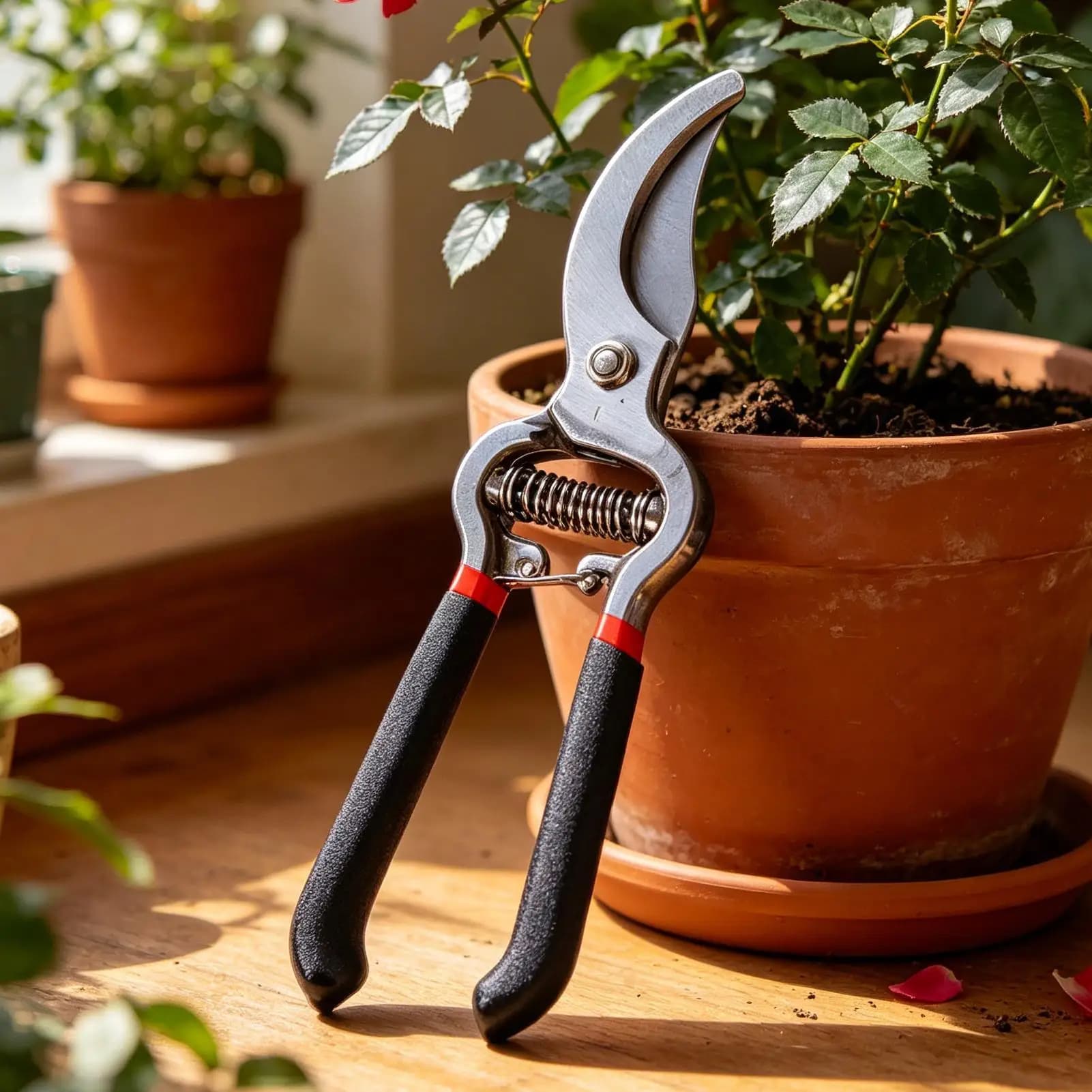 Forbici da Potatura Manuali per Fiori e Piante, Cesoie da Giardinaggio per Interni, Esterni, Parchi, Serre, Giardini e Vialetti
