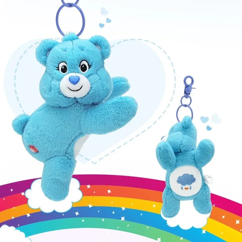 Portachiavi Peluche Profumato Originale Care Bears, Giocattoli Imbottiti CareBears, Portachiavi per Borsa, Bambole per Zaino, Regali di Compleanno e Natale per Bambini