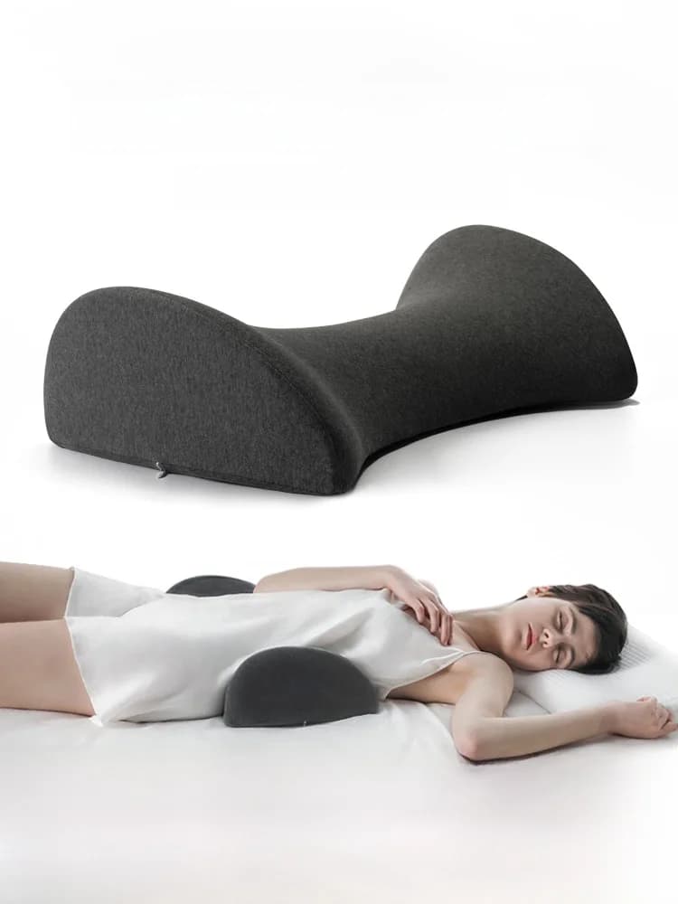 Cuscino Lombare Qijia per Dormire, Supporto per la Colonna Vertebrale, Cuscino per la Cura della Vita, in Memory Foam, Forma Personalizzabile, Cuscino da Letto