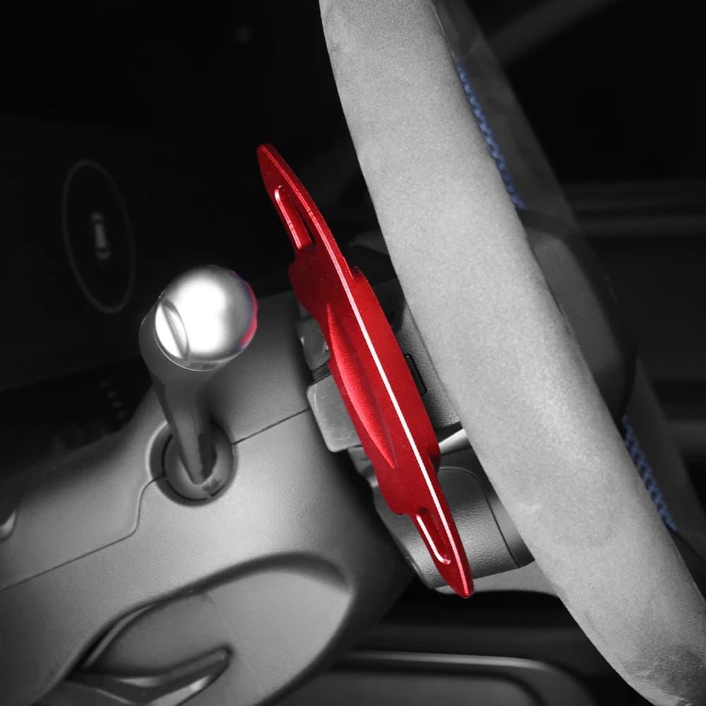 Accessori per Hyundai Ioniq 5 N: Copertura in Fibra di Carbonio e Lega di Alluminio per Leve del Cambio sul Volante
