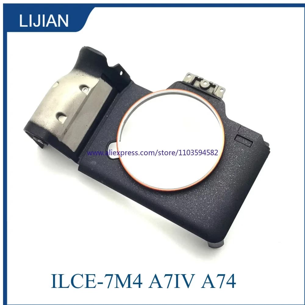 Nuove parti di riparazione per Sony ILCE-7M4 A7IV A74 Custodia anteriore Coperchio porta Borsette senza impugnatura in gomma Sostituzione fotocamera Pezzo di ricambio