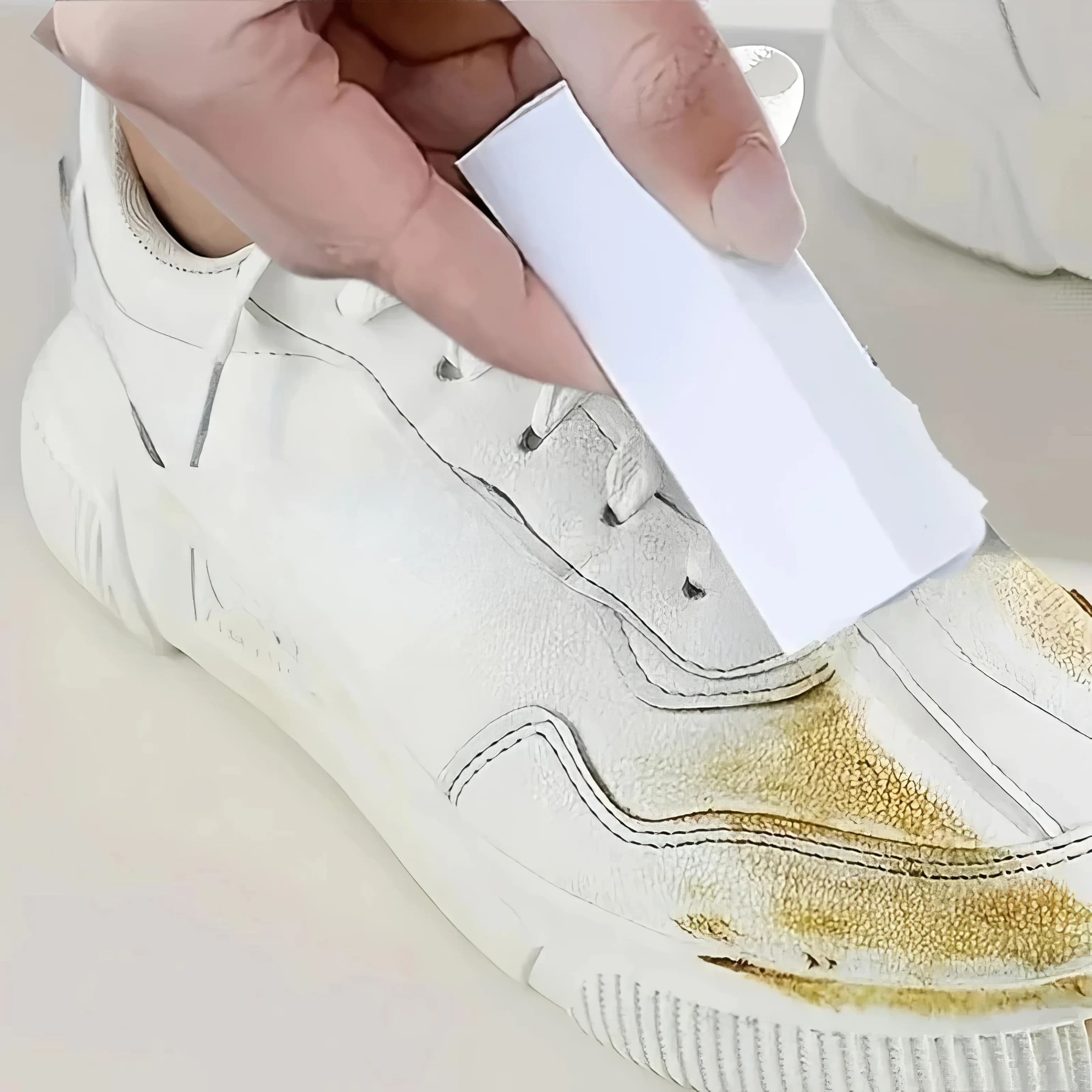 1 detergente per scarpe bianche riutilizzabile, compatto, portatile, robusto e durevole, adatto per la pulizia delle scarpe sportive