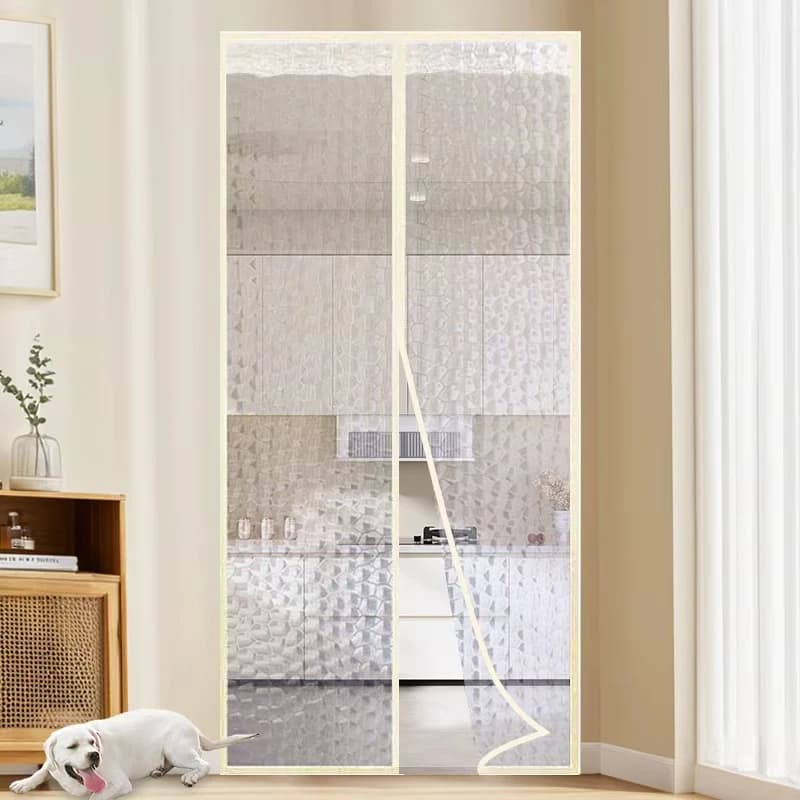 Tenda Magnetica Anti-Fumo per Cucina Quattro Stagioni - Protezione dal Freddo Invernale - Tenda per Condizionatore d'Aria