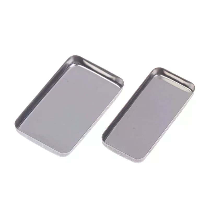 New 5/10 pcs. Empty Containers for Umbrellas, Empty Make-up Palettes, Iron Square Containers