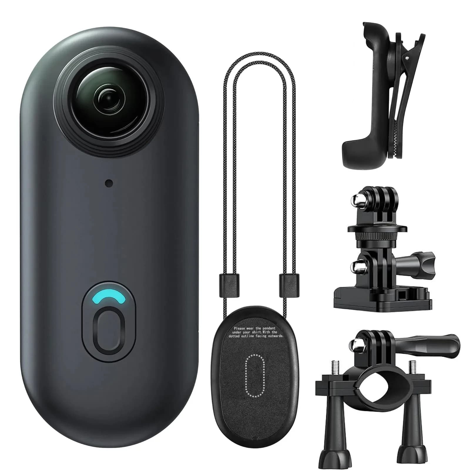 Sports camera WiFi 4K/1080P with removable cover with waterproof magnetic support H.265 30M Waterproof camera with 30M thumb action