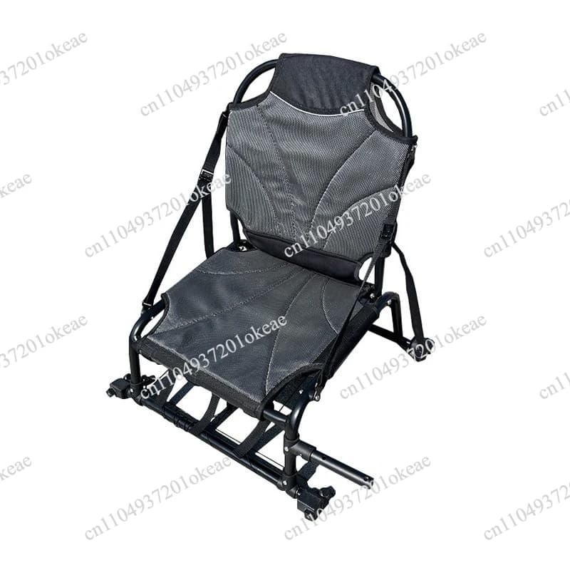 Kayak Aluminum Seat Luya Paddle Board Kayak Metal Seat Backrest Adjustable Canoe Fishing Seat