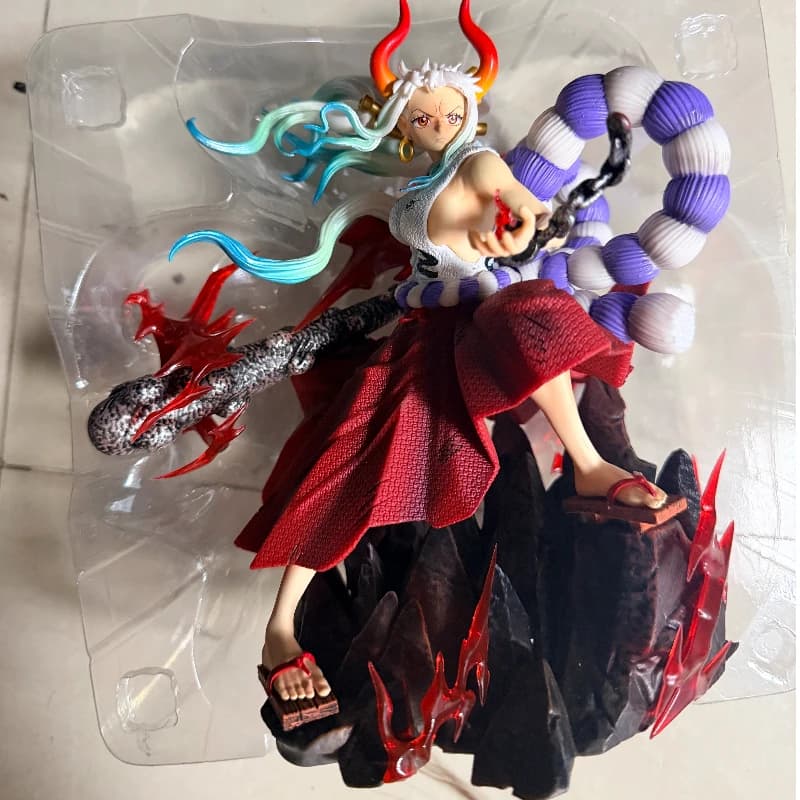 One Piece Yamato Gk Figure Pvc Anime Statue Pretty Girl Figurine Desktop Decoration Exquisite Collectible Model Home Decor Gift