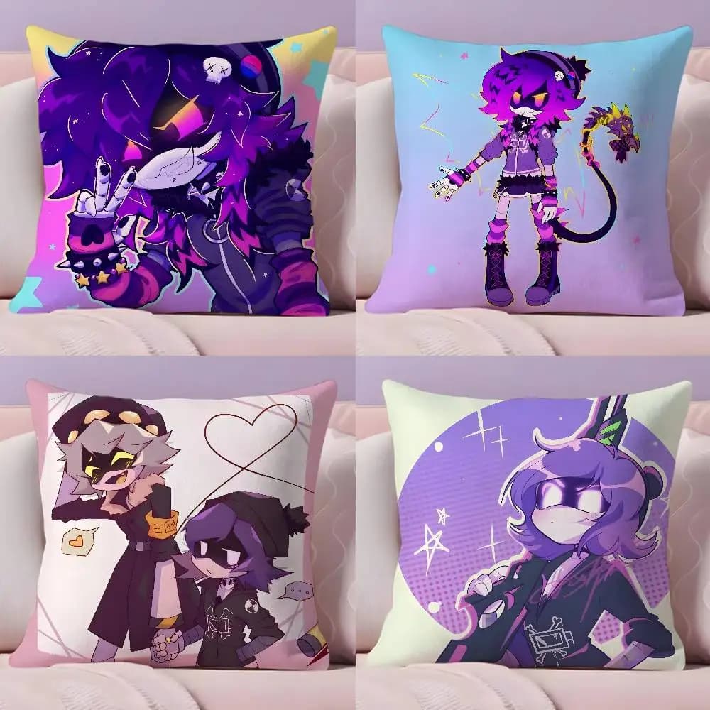 Anime M-Murder Drones pillow case Ultra soft and delicate fabric on the skin Cloud Like Comfort and Hidden Hinge