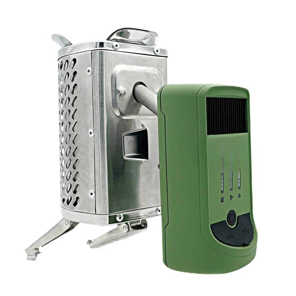 Fornello da Picnic Pieghevole Ricaricabile in Acciaio Inox, Stufa Portatile per Campeggio