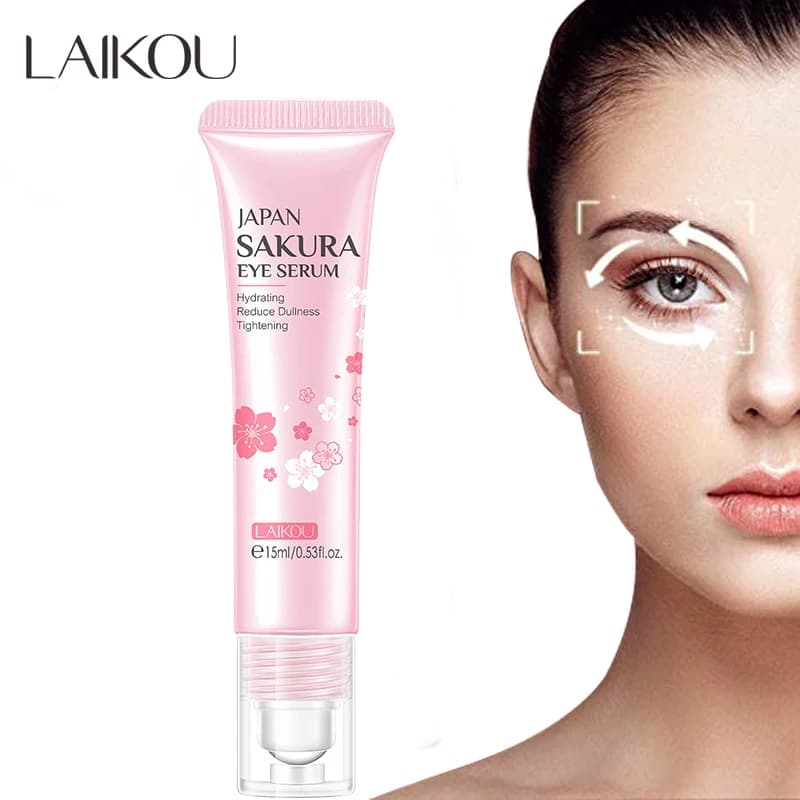 Sakura Serum Eye Massage Cream Slide Ball Essence firming Remover eyewear wrinkles Anti-skirt bags under skin care of eyes