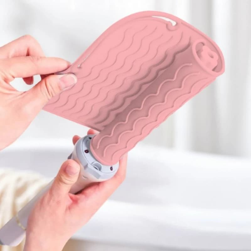 Hair Curler Heat Insulation Mat Non Slip Heat Resistant Pad for Hair Straightener and Curling Iron