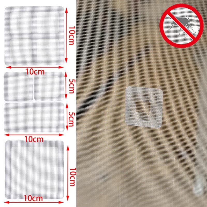 9/15PCS Window And Door Screen Repair Tape Grey Window Net Door Mesh Bed Canopy Patch Up Hole Mend Long Crack Mosquito Fix Net